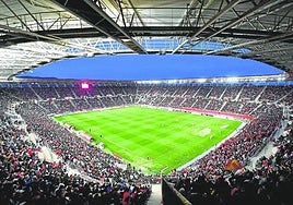 El estadio Enrique Roca, en una imagen de archivo.