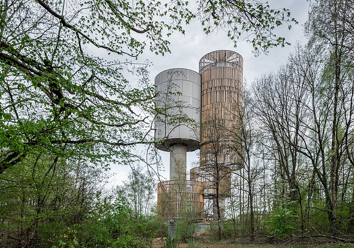 Los depósitos de agua del barrio de Kiem (Luxemburgo), diseñados por el estudio de Andrés Cánovas.