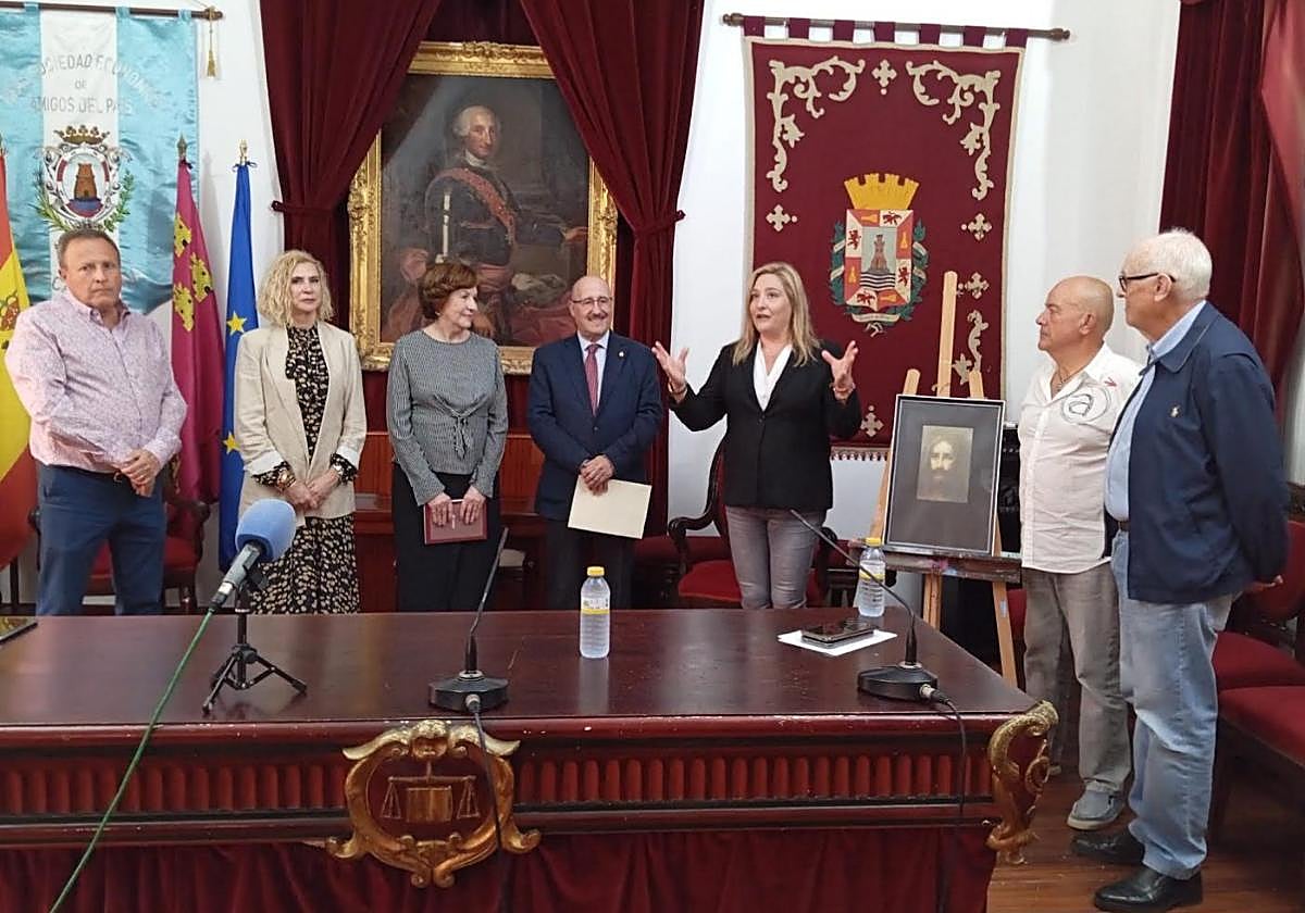 Un momento del acto en la Real Sociedad Económica de Amigos del País.