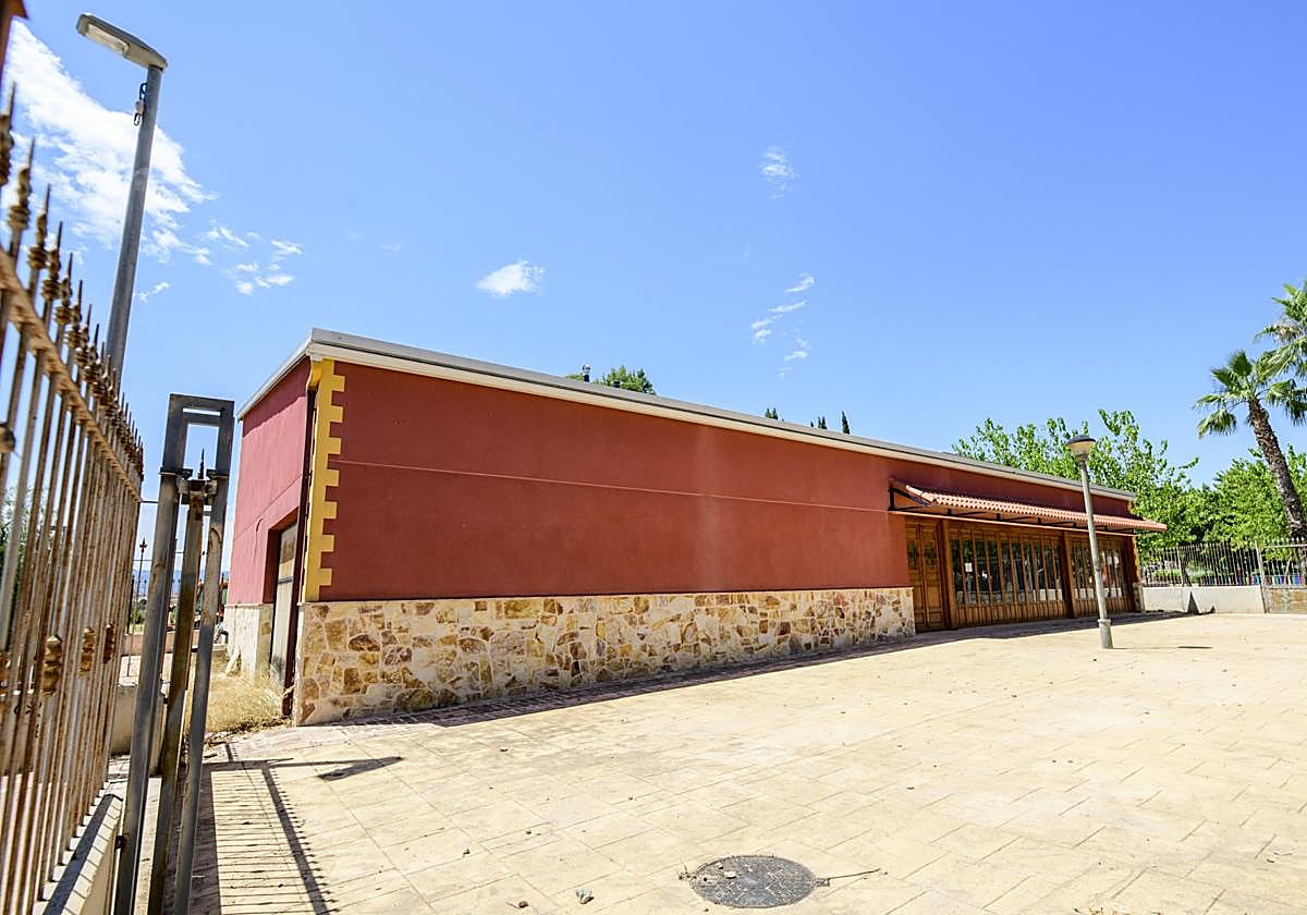 Imagen del centro social de la peña huertana La Contraparada.