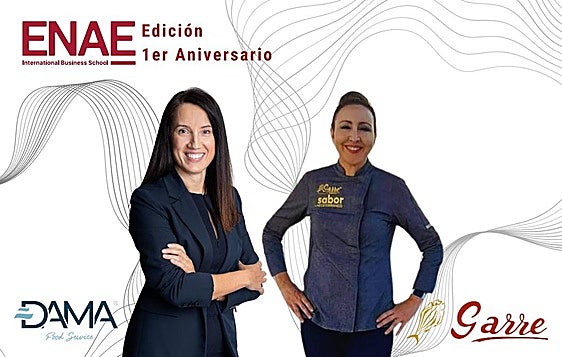 Trinidad Cárceles Coll, directiva de la 1ª edición, y Ana Garre, futura directiva en la 10ª edición.