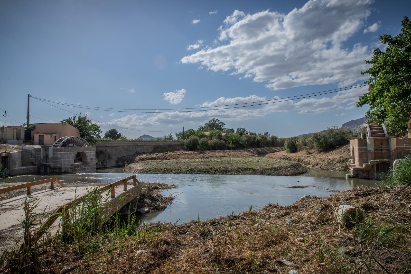 Así han quedado las Norias Gemelas de Orihuela tras su rehabilitación