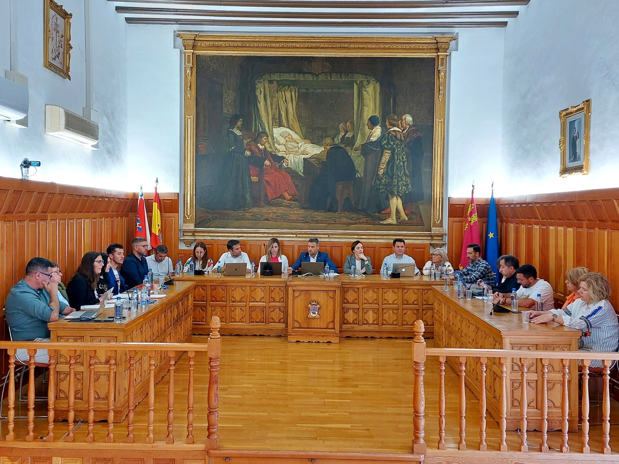 La sesión plenaria en la que se aprobaron los Presupuestos Municipales de 2024.