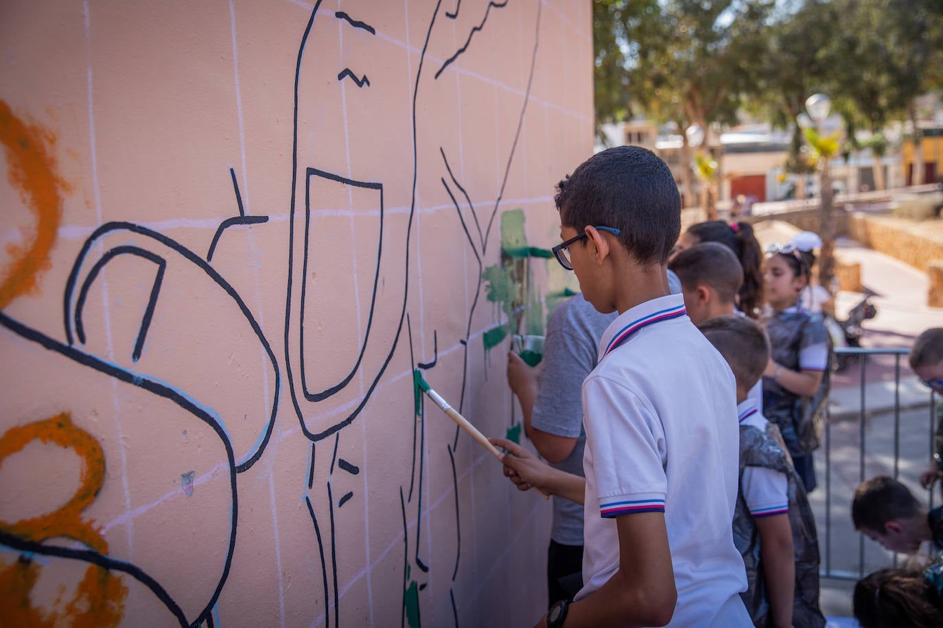 Imágenes de la fiesta de los Murales de San Isidro, en Orihuela