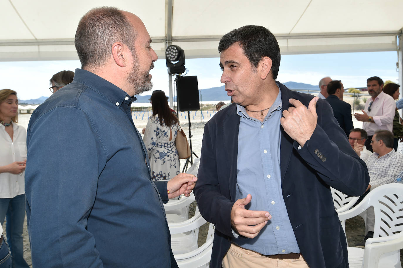 La visita de Núñez Feijóo a Cieza, en imágenes