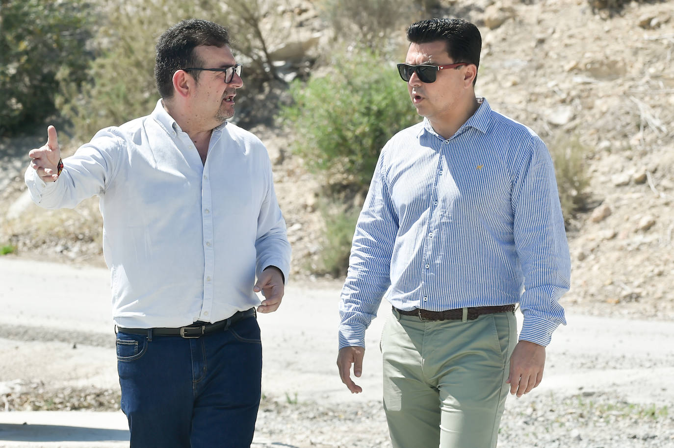 La visita de Núñez Feijóo a Cieza, en imágenes