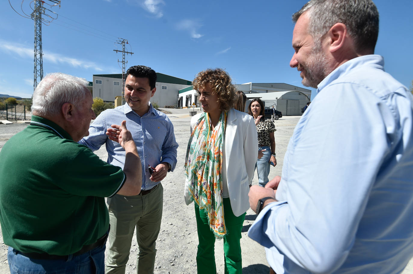 La visita de Núñez Feijóo a Cieza, en imágenes
