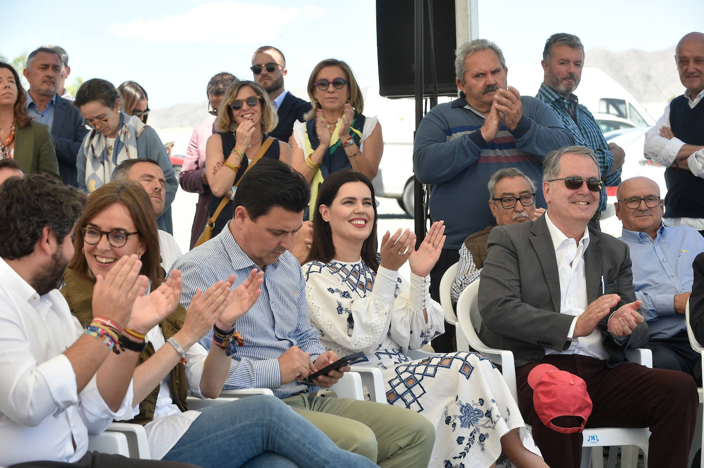 La visita de Núñez Feijóo a Cieza, en imágenes