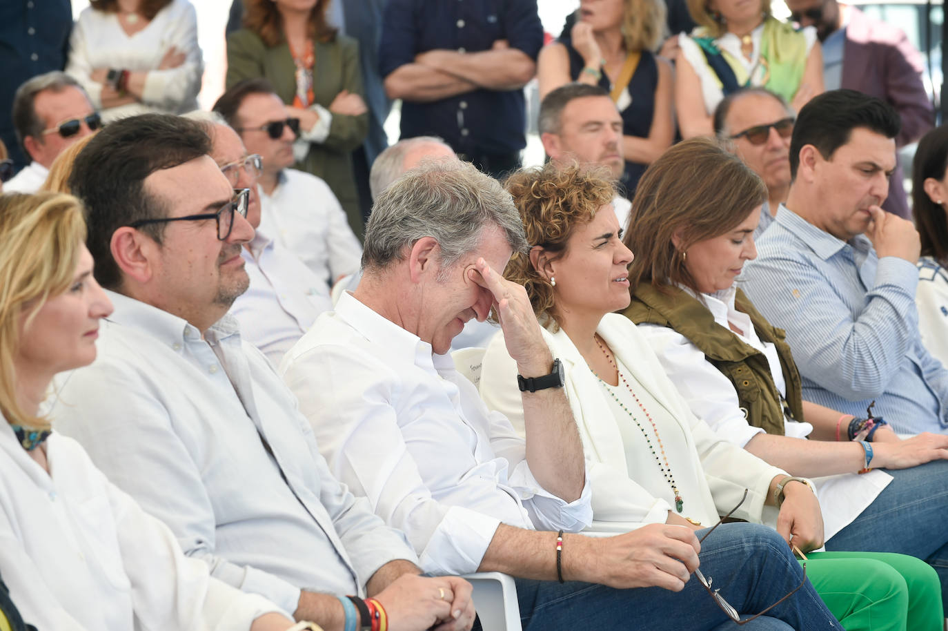 La visita de Núñez Feijóo a Cieza, en imágenes