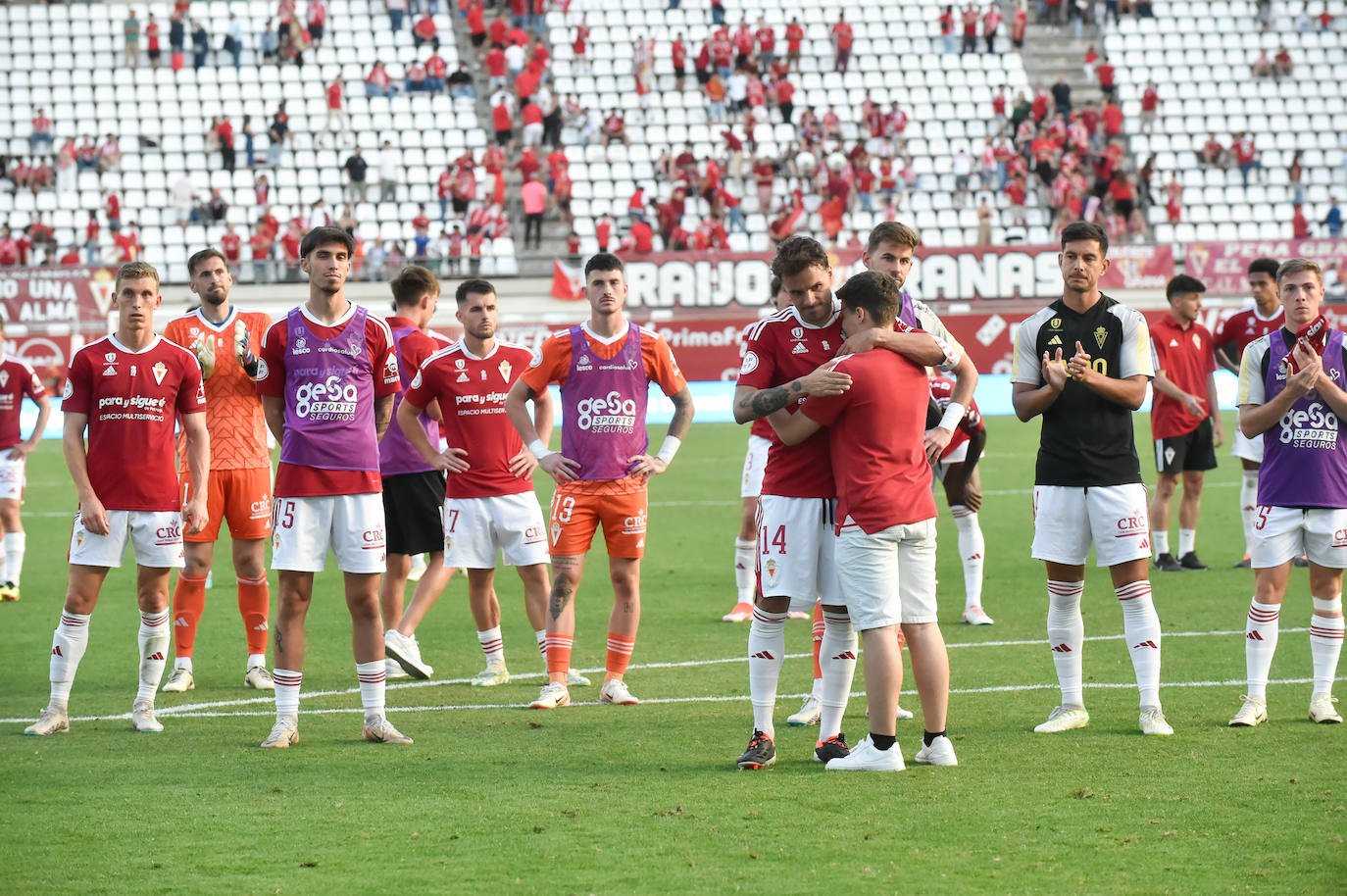 El empate del Real Murcia frente al Mérida, en imágenes