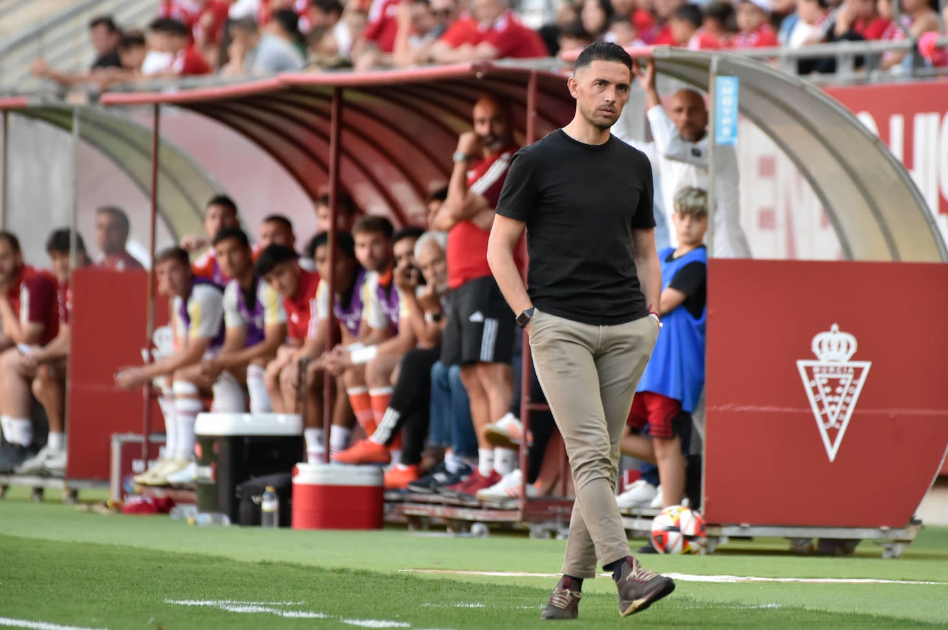 El empate del Real Murcia frente al Mérida, en imágenes