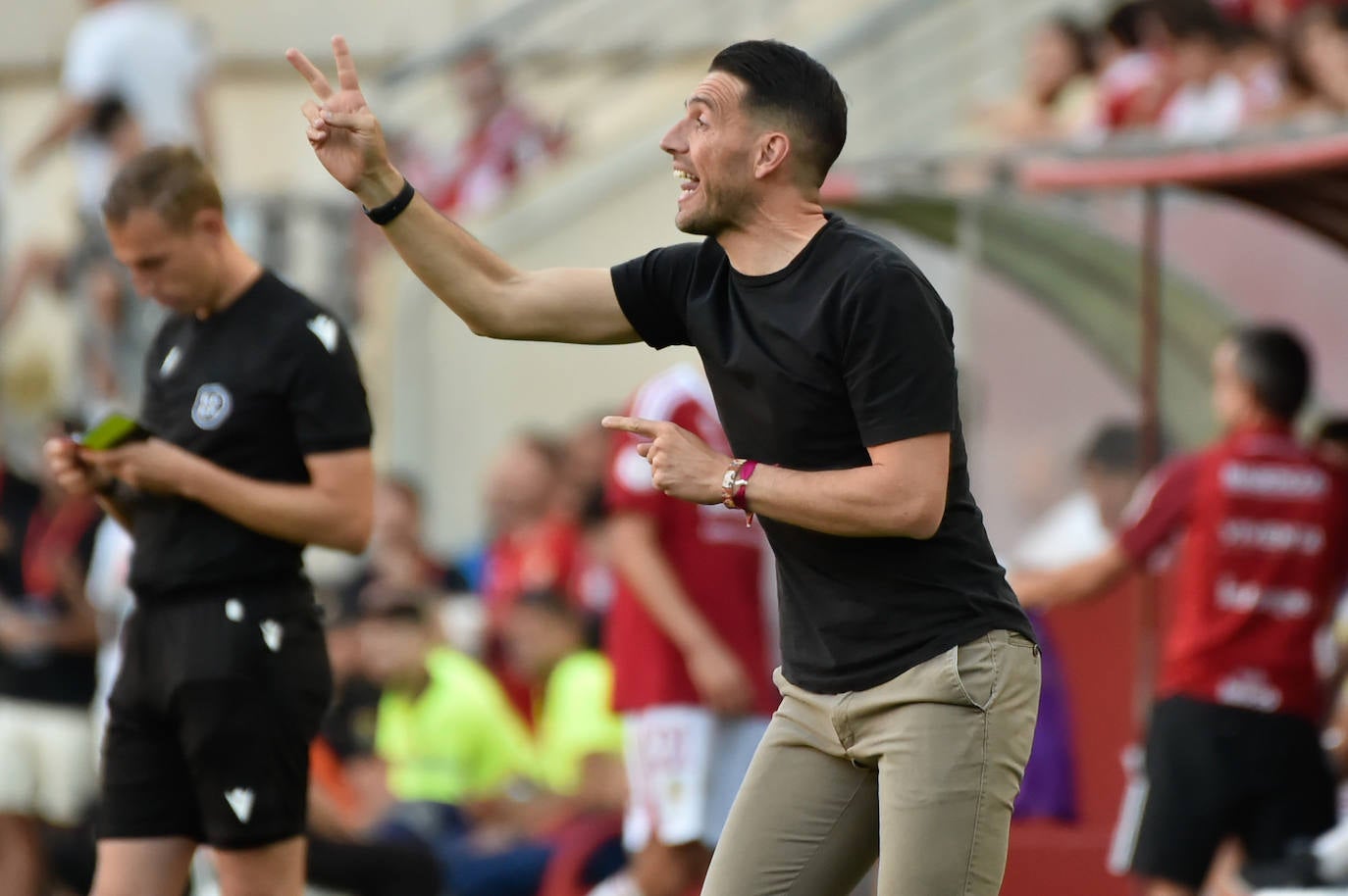El empate del Real Murcia frente al Mérida, en imágenes