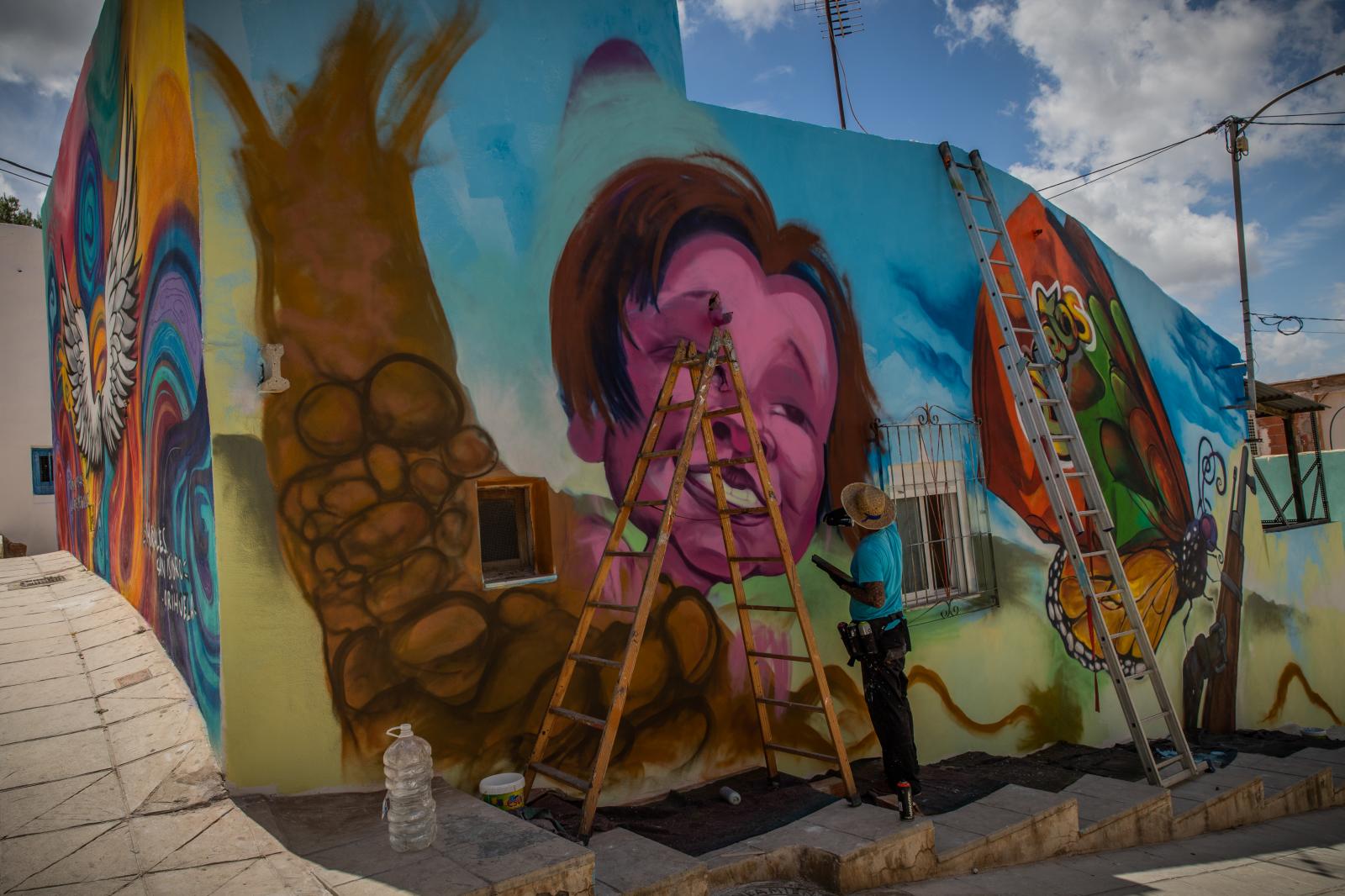 Las imágenes de los Murales de San Isidro en Orihuela