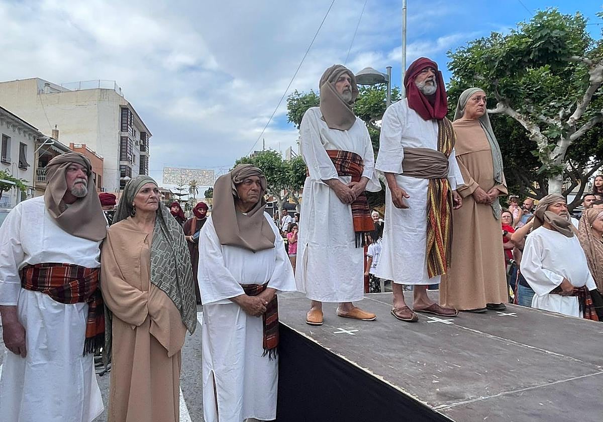 Representación en uno de los escenarios distribuidos por la localidad.