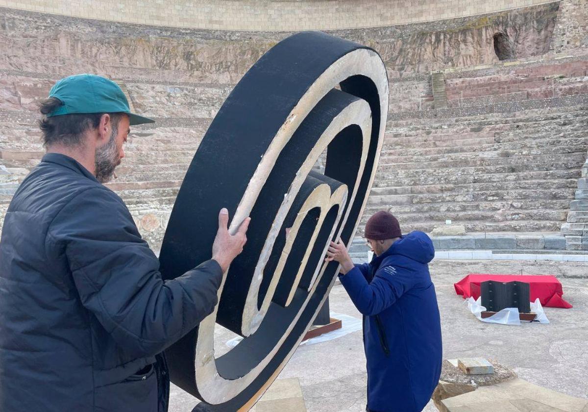 Rodaje de MasterChef en el Teatro Romano, en marzo.