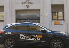 Un vehículo de la Policía Nacional.