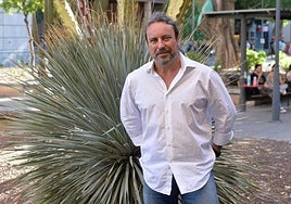 Alberto Chessa, ayer en la Universidad de Murcia, donde presentó 'Palabras para luego'.