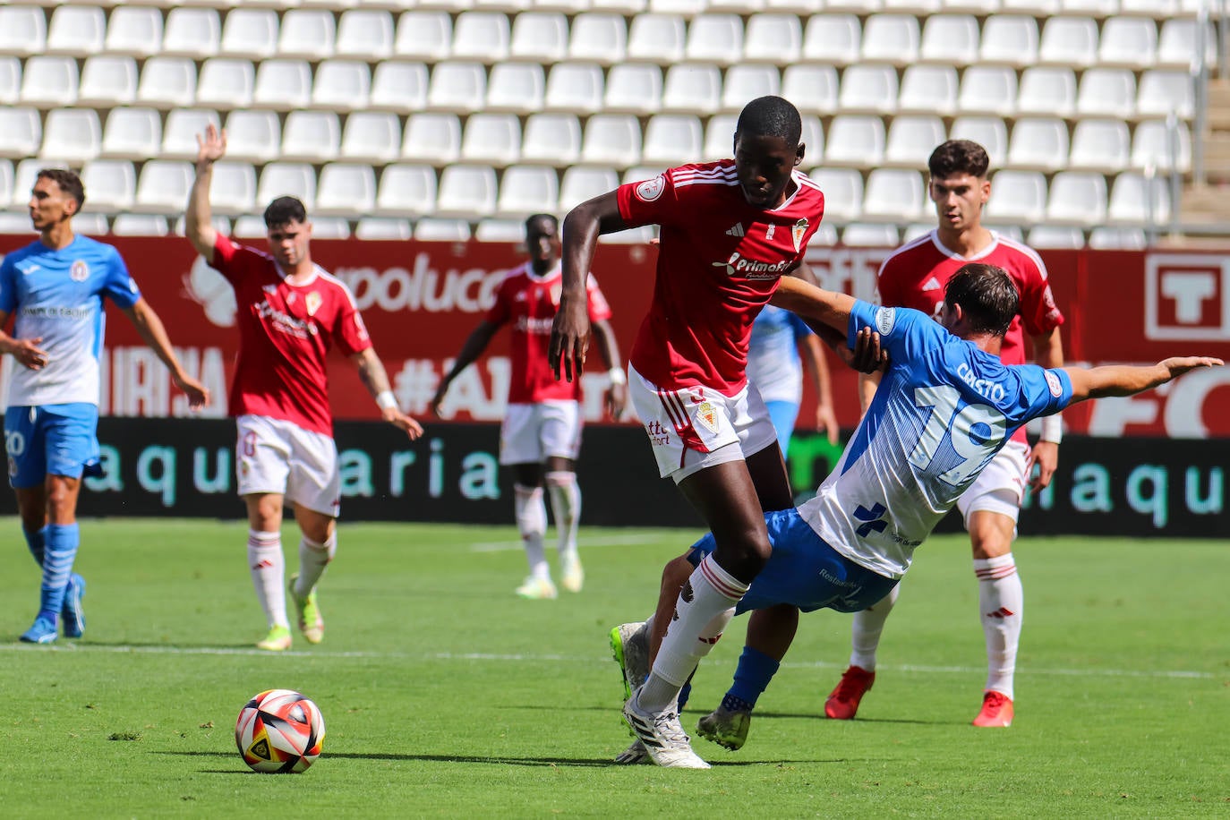 La victoria del Real Murcia Imperial frente al Lorca Deportiva, en imágenes