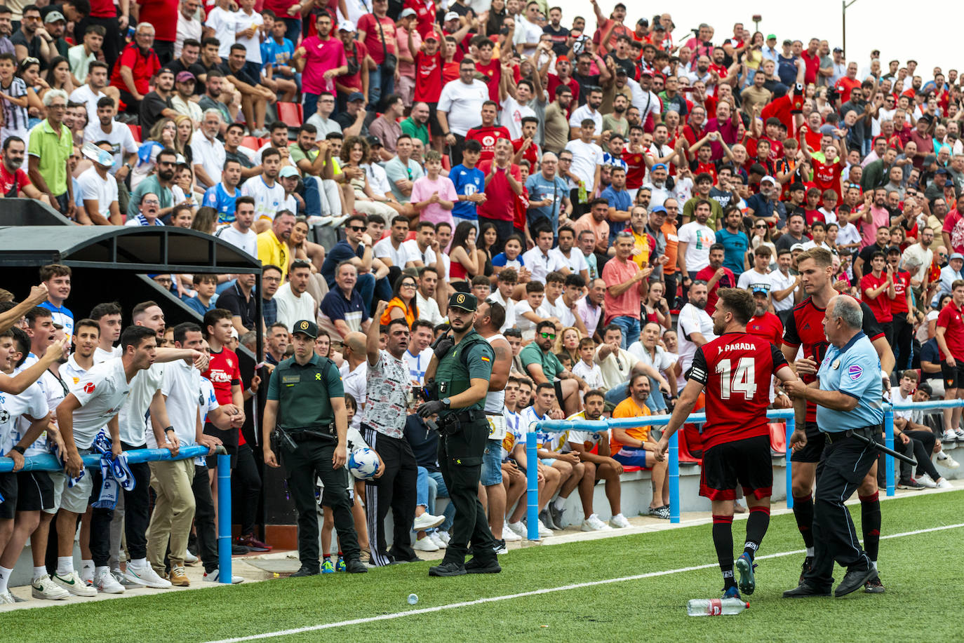 El Cieza accede a las semifinales del &#039;playoff&#039; tras eliminar al Caravaca, en imágenes