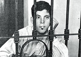 Desde la cárcel. El diario nacional 'ABC', cuando la noticia del crimen se extendió, publicó en sus páginas esta impactante fotografía del asesino de Antoñito Zambudio.