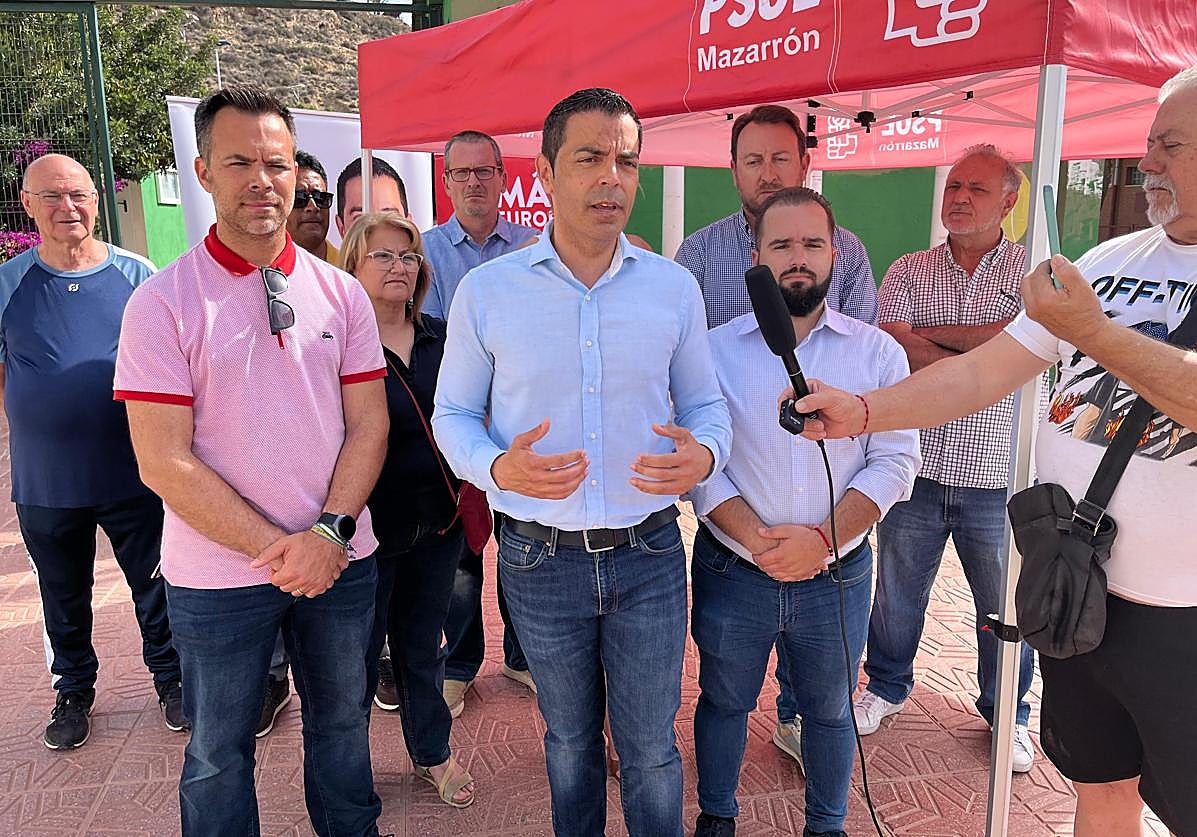 Las declaraciones de Marcos Ros en Mazarrón.