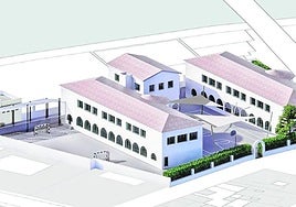 Recreación del colegio Antonio Molina González.