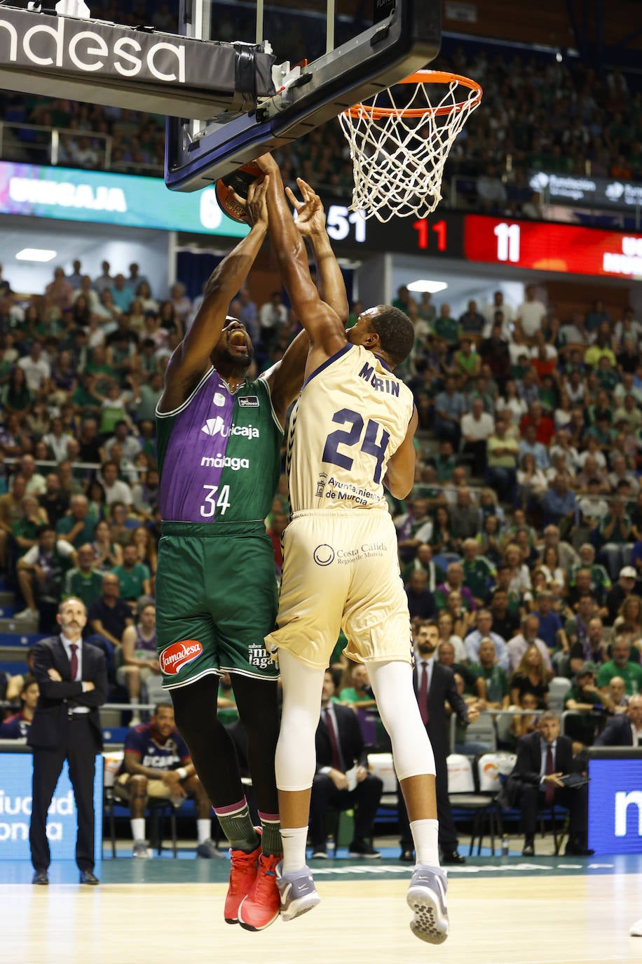 Las imágenes del Unicaja-UCAM (83-101)