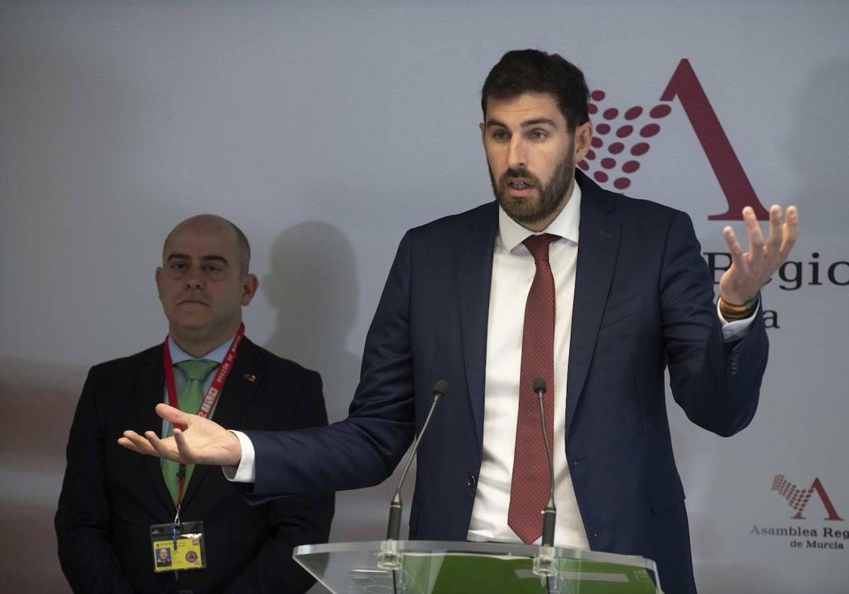 Comparecencia del vicepresidente de la Región, José Ángel Antelo.