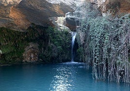 Cascada del Salto del Usero, en una foto de archivo.