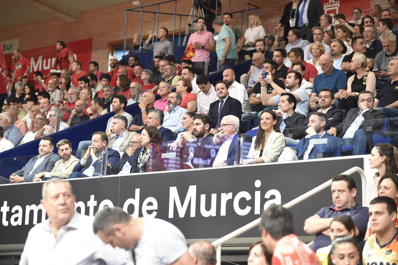 Las imágenes de la afición en el partido UCAM Murcia-Unicaja