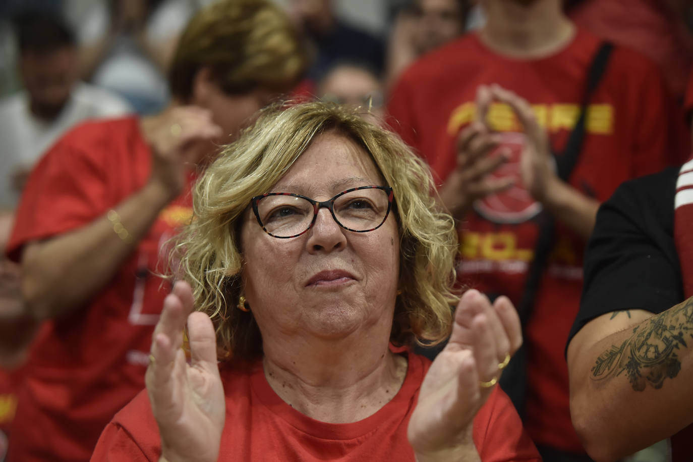 Las imágenes de la afición en el partido UCAM Murcia-Unicaja