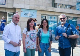 José Luis Álvarez Castellanos, Adolfina Hervás, Lorena Lorca y Óscar Urralburu.