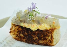 La tapa ganadora del concurso.