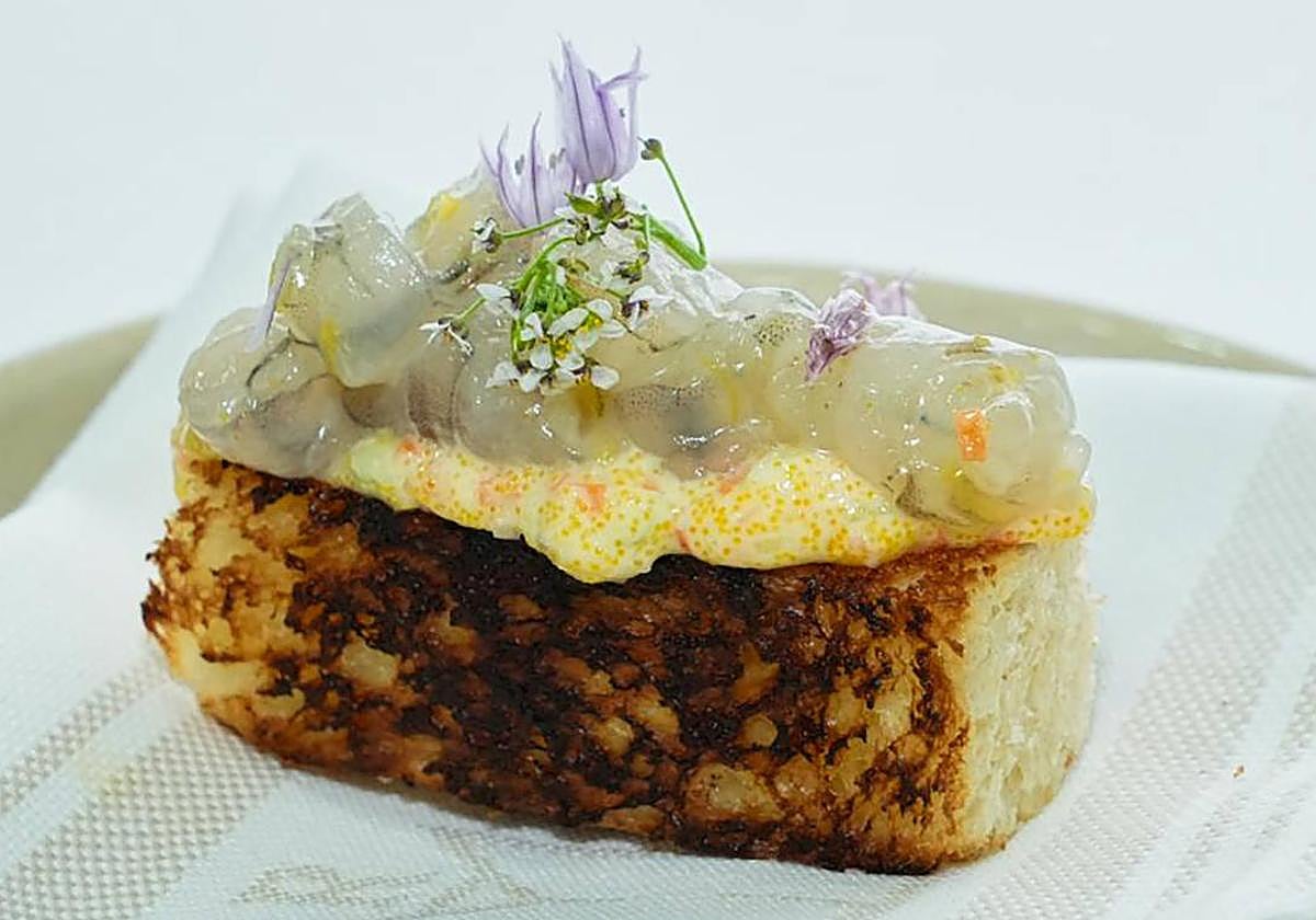 La tapa ganadora del concurso.