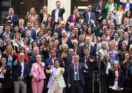 Un momento del acto de bienvenida a la Universidad de Murcia a la alianza EUniWell.