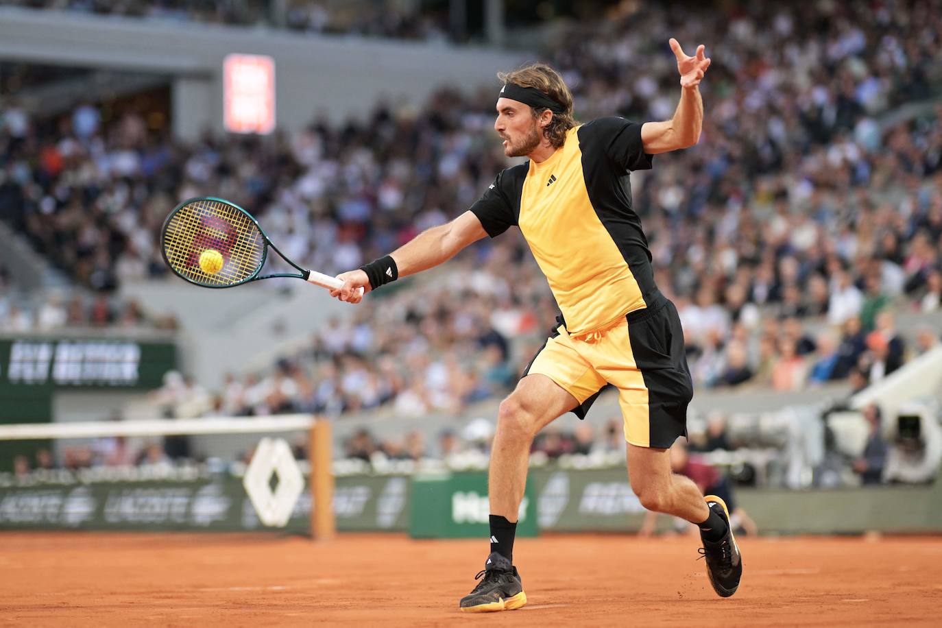 Las imágenes del partido entre Carlos Alcaraz y Stefanos Tsitsipas