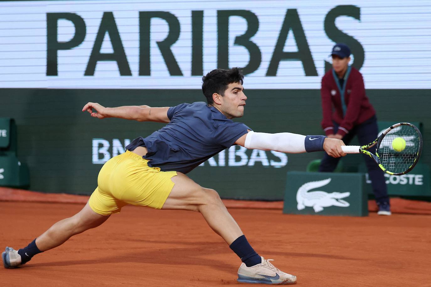 Las imágenes del partido entre Carlos Alcaraz y Stefanos Tsitsipas