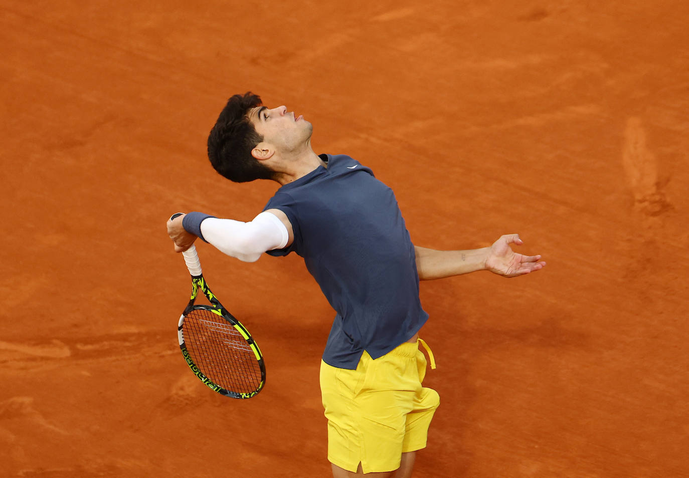 Las imágenes del partido entre Carlos Alcaraz y Stefanos Tsitsipas