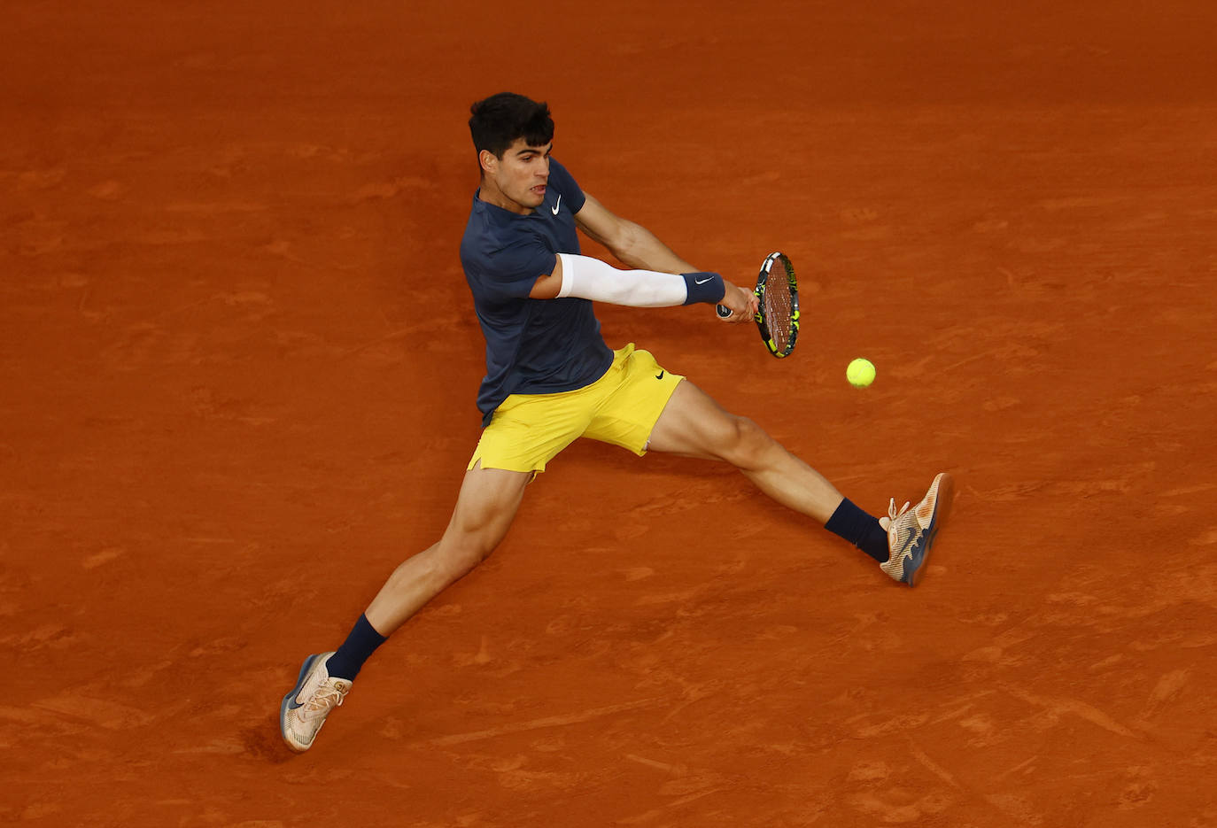 Las imágenes del partido entre Carlos Alcaraz y Stefanos Tsitsipas