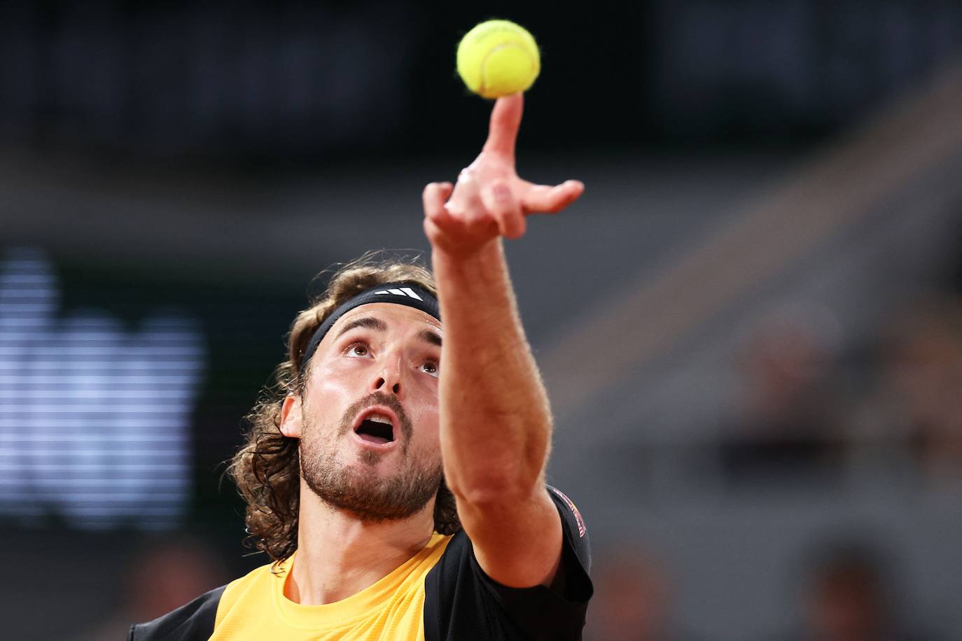 Las imágenes del partido entre Carlos Alcaraz y Stefanos Tsitsipas