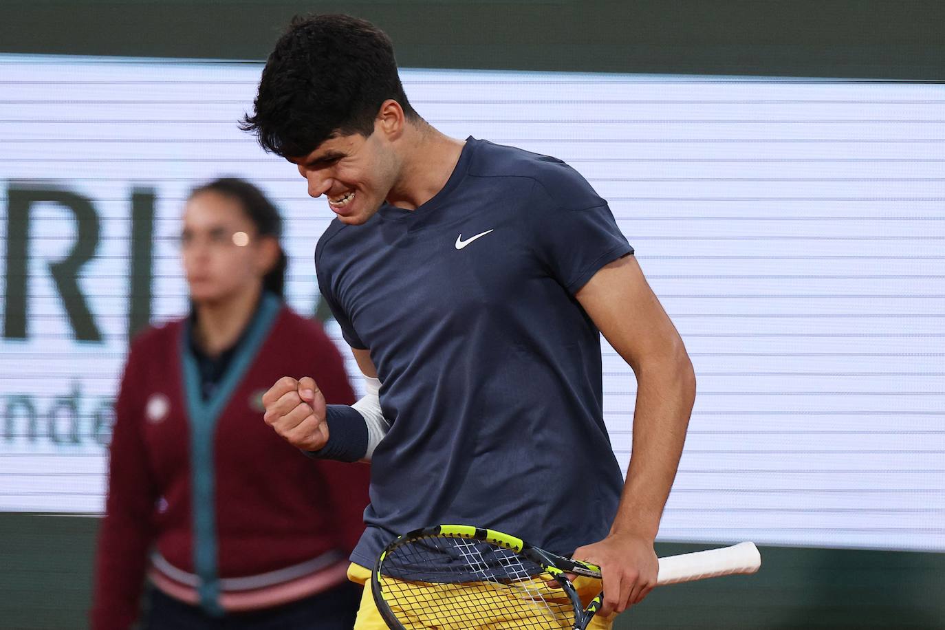 Las imágenes del partido entre Carlos Alcaraz y Stefanos Tsitsipas