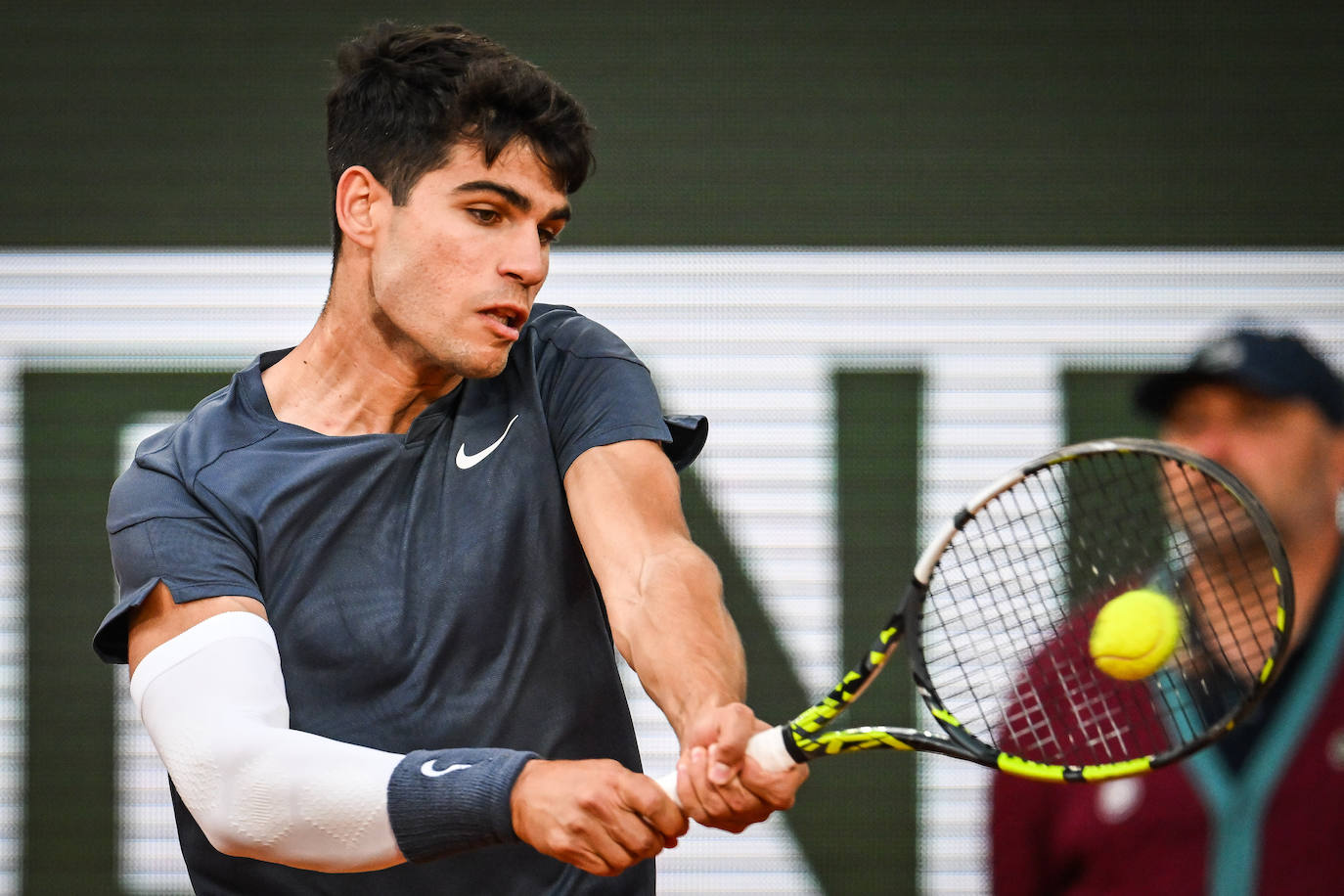 Las imágenes del partido entre Carlos Alcaraz y Stefanos Tsitsipas