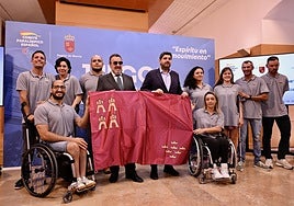 Recibimiento de los deportistas para los Juegos Paralímpicos 2024.