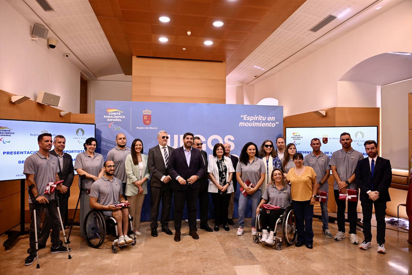 Recibimiento de los preseleccionados regionales para los Juegos Paralímpicos 2024