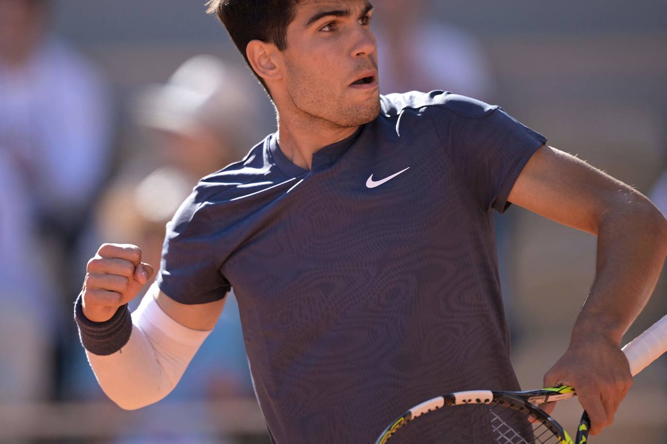 La victoria de Carlos Alcaraz ante Sinner en Roland Garros, en imágenes