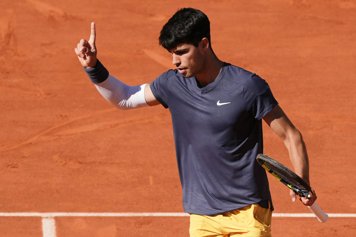 La victoria de Carlos Alcaraz ante Sinner en Roland Garros, en imágenes