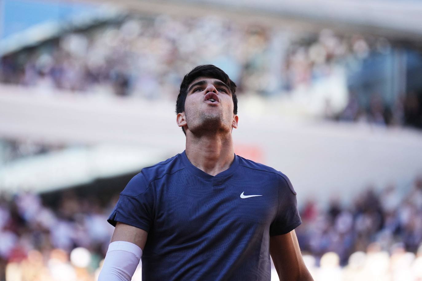 La victoria de Carlos Alcaraz ante Sinner en Roland Garros, en imágenes