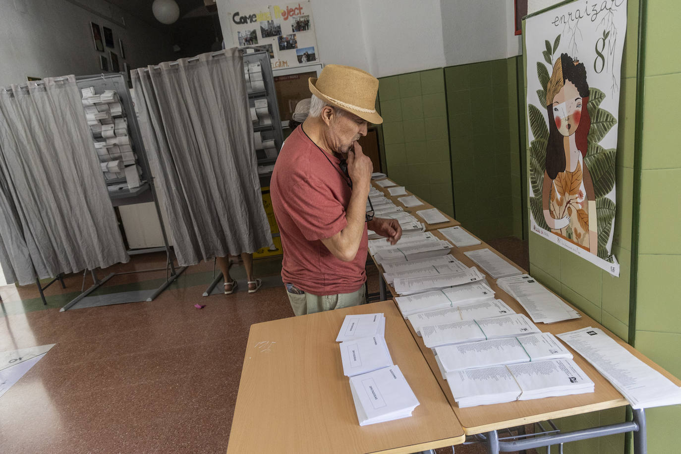 Las elecciones europeas en la Región de Murcia, en imágenes