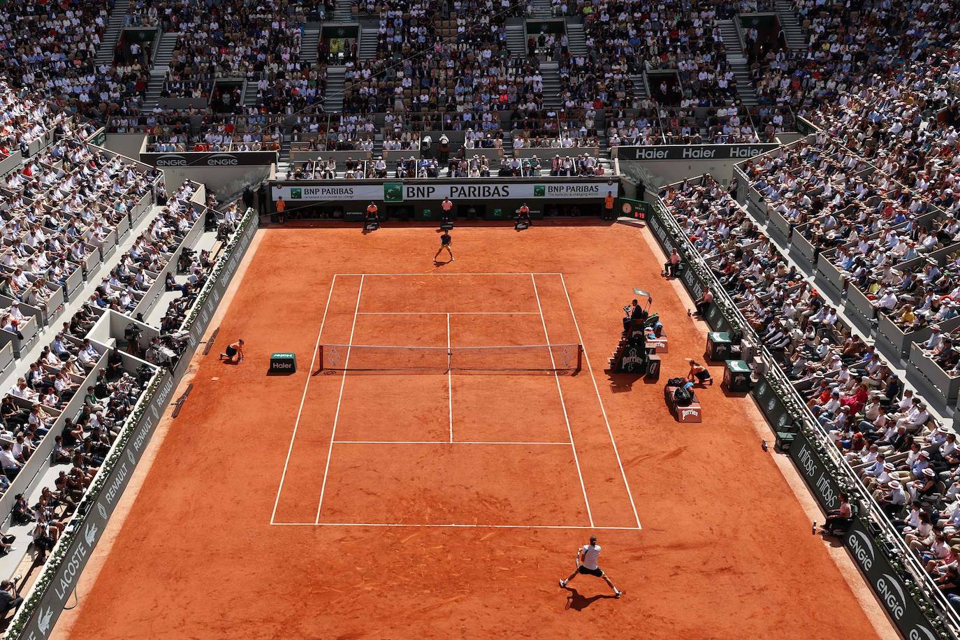 La final de Roland Garros entre Carlos Alcaraz y Alexander Zverev, en imágenes