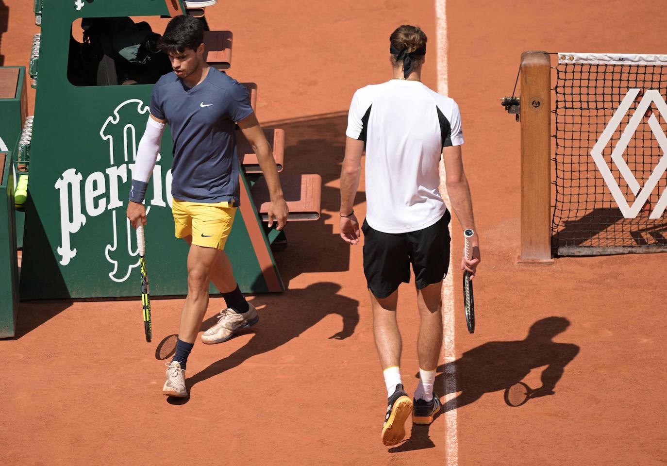 La final de Roland Garros entre Carlos Alcaraz y Alexander Zverev, en imágenes